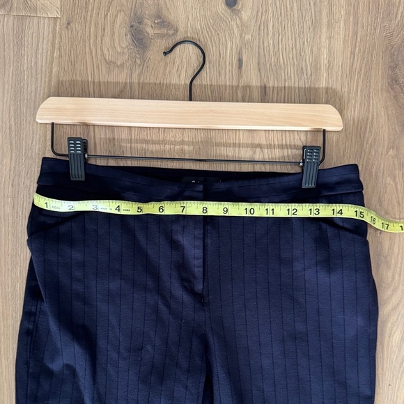 Reitmans Dark Navy Pinstripe Straight Leg Pants - Picture 4 of 8